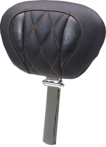 Deluxe Touring Driver Backrest Black, 1, nordicamoto.ro