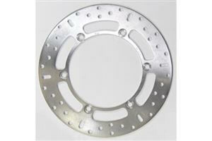 Round Hpsr Solid Brake Rotor Silver, Stainless Steel, 1, nordicamoto.ro