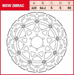 Contoured Floating Brake Rotor Titan
