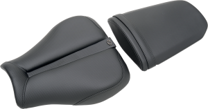 Gel-channel Track Carbon Fiber Sport Seat Black