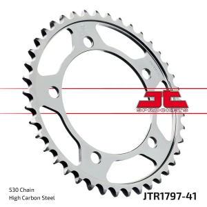 JT SPROCKETS hátsó lánckerék, természetes színű 