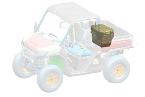 CUTIE DE DEPOZITARE UTV CFMOTO UFORCE 1000/1000XL 95L NEAGRĂ, 3, nordicamoto.ro
