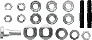 Saddle To Tee Mounting Kit Silver, 1, nordicamoto.ro
