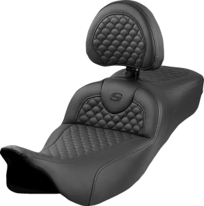 Dragon Scale Stitch Roadsofa Seat Black 