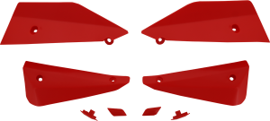 Mtb Deflector & Plug Set Red