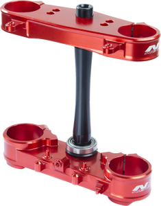 Alloy Triple Clamp Red