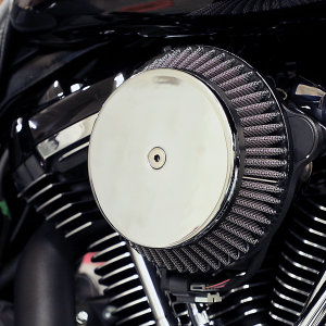 Plain Cover Big Air Cleaner Kit Silver, 1, nordicamoto.ro