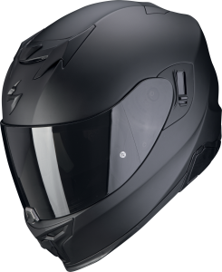 Scorpion Exo 520 Air „Solid Black Mad” bukósisak, nordicamoto.ro