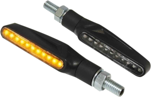 Universal E-marked Led Indicator Light Black, Matte, 1, nordicamoto.ro
