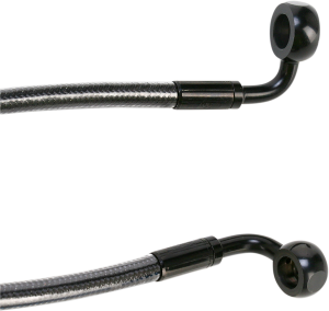 E-z Align Dot Braided Single Disc Front Brake Line Black, Black Pearl, 4, nordicamoto.ro