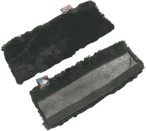 Sheepskin Strap Covers Black