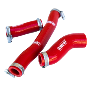 Fm-Parts szilikon hűtőcső-készlet KTM/Husqvarna/GasGas 2020–2023-as modellekhez, piros, nordicamoto.ro