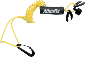 Multi-end Floating Lanyard Black, White, Yellow, 1, nordicamoto.ro