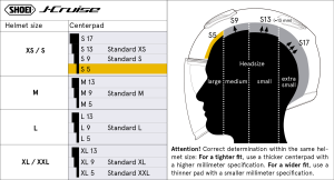 SHOEI JCR Type-D M9 sisakbélés, 2, nordicamoto.ro