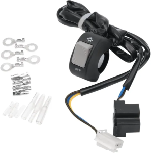 Universal Headlight Switch Black, Gray, 1, nordicamoto.ro