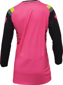 Tricou dama Thor Pulse REV Charcoal/Pink XL, 2, nordicamoto.ro