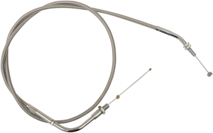 Stainless Steel Throttle/idle Cable For Street Silver