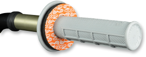 Grip Donutz Orange, White, 2, nordicamoto.ro