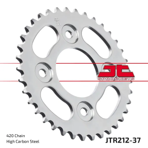 JT SPROCKETS hátsó lánckerék, természetes színű 