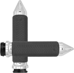 Vibration Dampening Memory Foam Grips Silver