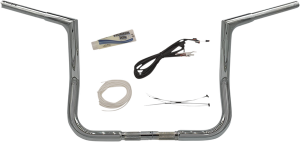 1-1/4(r) Ez Install Flat Top Handlebar Kit Silver