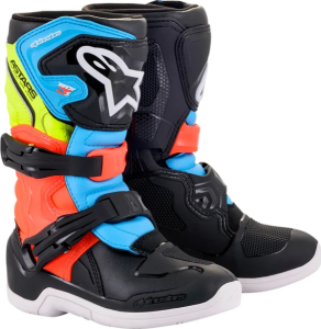 Cizme copii Alpinestars Tech 3S Black/Red/Yellow 13, 3, nordicamoto.ro