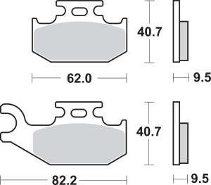 Si Offroad Sintered Brake Pads