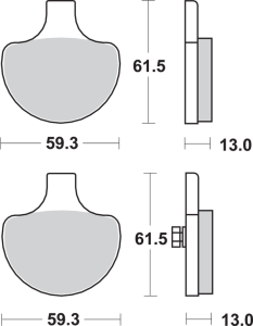 Sintered Metal Harley/Buell fékbetétek, 2, nordicamoto.ro