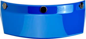 3-snap Moto Helmet Visor Blue ONE SIZE, 2, nordicamoto.ro