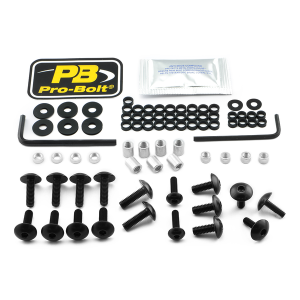 Fairing Bolt Kit For Suzuki Black, 1, nordicamoto.ro