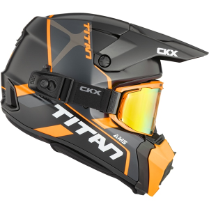 CKX Helmet Titan AMS Conrod Orange Matt + Goggles, 2XL, 3, nordicamoto.ro