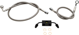 Stainless Steel Brake Line Kit Silver 38 cm - 43 cm (15' - 17'), 1, nordicamoto.ro