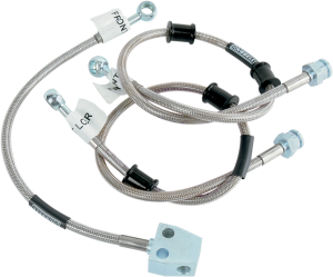 Front And Rear Brake Lines Silver, 3, nordicamoto.ro