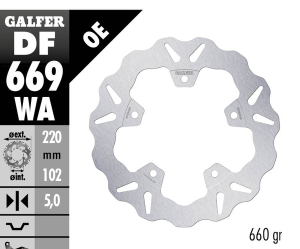 Wave® Brake Rotor Silver
