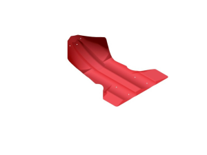 Skinz Float Plate Red 2011-2015 Polaris Pro Ride Chassis RMK / Assault (Fits all
