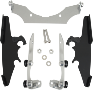 Fats/slim Windshield Trigger-lock Complete Mount Kit Black, 1, nordicamoto.ro