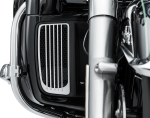 Radiator Grilles Black, Chrome