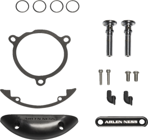 Inverted Air Cleaner Hardware Kit Black, Silver, 1, nordicamoto.ro