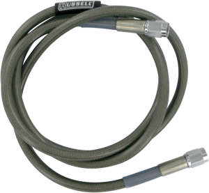 Street Legal Universal Brake Lines Silver, Clear-coated