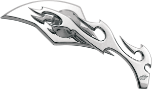 Billet Aluminum Mirrors With Clear Glass Silver, 1, nordicamoto.ro