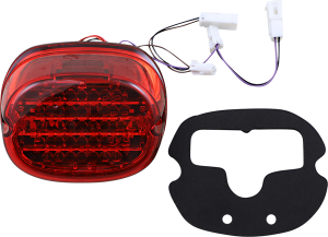 Low Profile Led Taillight With Integrated Auxiliary Turn Signals Red, 2, nordicamoto.ro