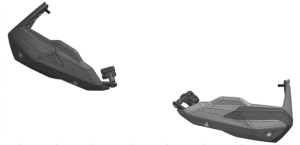 CFMOTO ATV KÉZVÉDŐK (HANDGUARD) – FEKETE, 3, nordicamoto.ro
