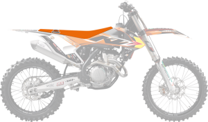 Replica Team Seat Cover Orange