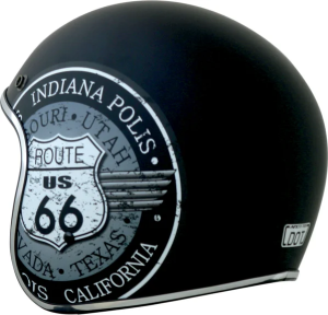 Fx-76 Route 66 Helmet Black XS, 4, nordicamoto.ro