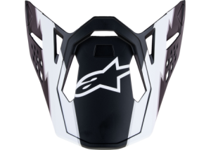 Cozoroc Alpinestars Supertech M10 sisak, fekete/fehér, EGY MÉRET, 2, nordicamoto.ro