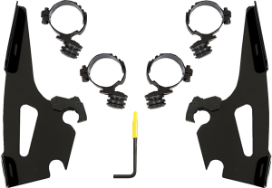 Batwing Fairing Trigger Lock Mounting Kit Black, 1, nordicamoto.ro