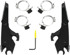 Batwing Fairing Trigger-lock Mounting Kit Black, 1, nordicamoto.ro