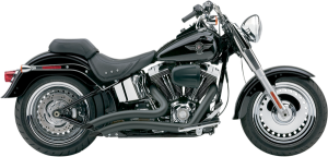 Speedster Swept Short Exhaust System Black, 1, nordicamoto.ro