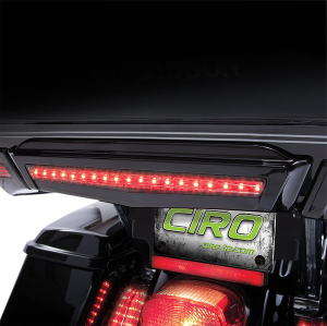 Center Brake Light For Tour-pak® Gloss Black, 2, nordicamoto.ro