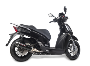 Exhaust Maxiscooter 4t Black